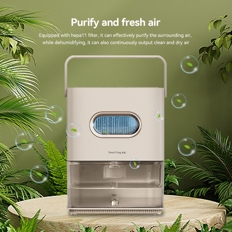 home air purifier semiconductor dehumidifier with hepa filter